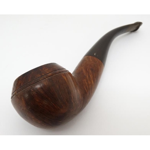 941 - Smoking Pipes : A collection of three E A Carey ' Magic Inch ' pipes , comprising Prince , Full Bent... 