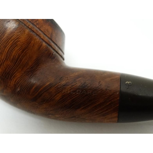 941 - Smoking Pipes : A collection of three E A Carey ' Magic Inch ' pipes , comprising Prince , Full Bent... 