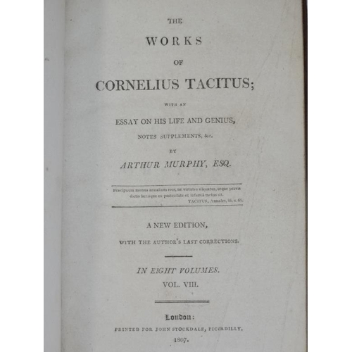 380 - Books: '' The works of Cornelius Tacitus with an Essay on his Life and Genius, Notes, Supplements, e... 