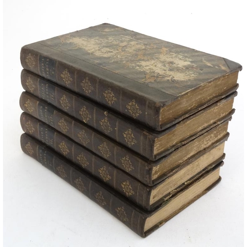 382 - Books: '' Sermons '' in five volumes by Hugh Blair , published by Sharpe and Son , London, 1819 , qu... 