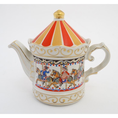 494 - Two Sadler '' Edwardian Entertainments '' tea pots, registered design number 2005895 to include a ''... 