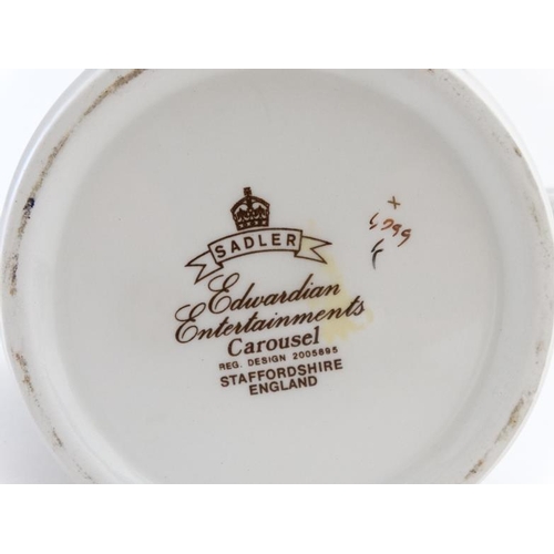 494 - Two Sadler '' Edwardian Entertainments '' tea pots, registered design number 2005895 to include a ''... 