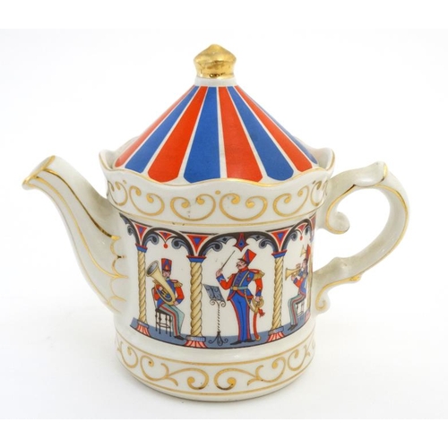 494 - Two Sadler '' Edwardian Entertainments '' tea pots, registered design number 2005895 to include a ''... 