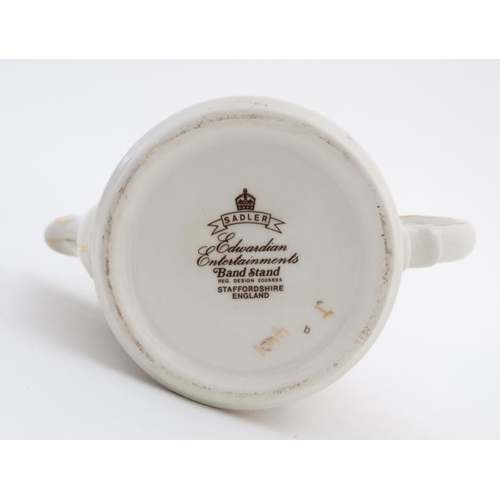 494 - Two Sadler '' Edwardian Entertainments '' tea pots, registered design number 2005895 to include a ''... 