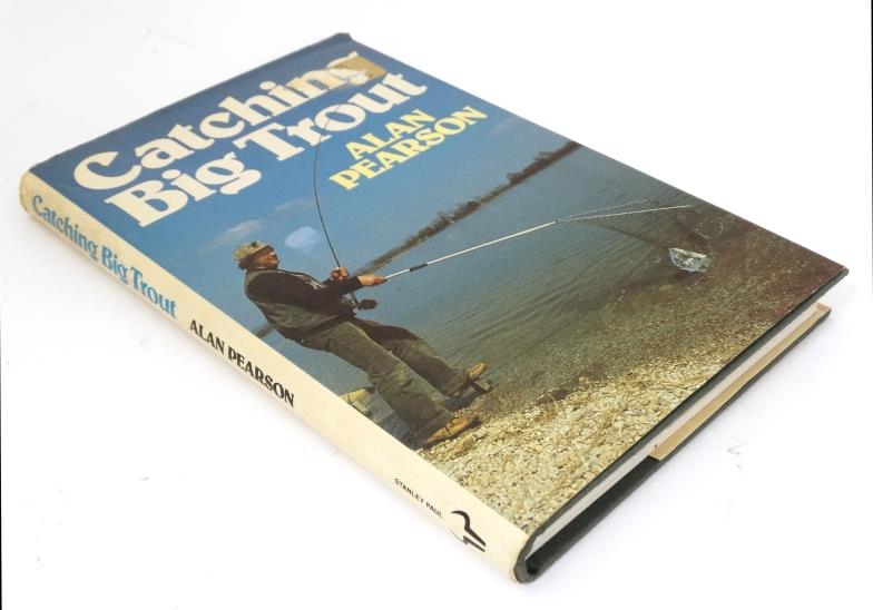 Fishing Book: A signed copy of '' Catching Big Trout '' by Alan