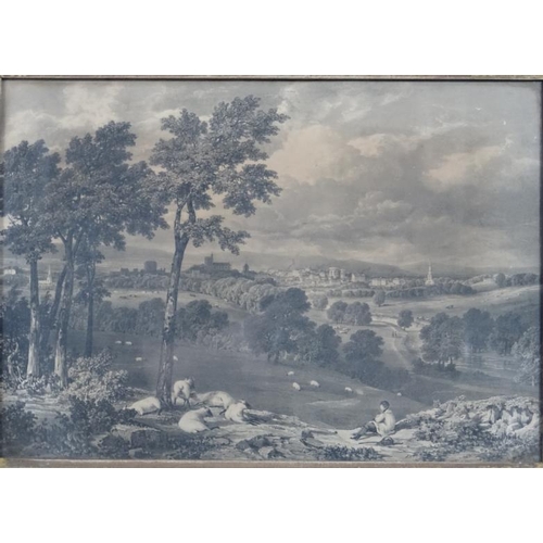 70 - George Barnard after Matthew Ellis Nutter (1795-1862)  Monochrome lithograph  Topographical view of ... 