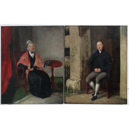 4 - Manner of Thomas Weaver (1774-1843) Livestock Painter, Oil on canvas, pair of portraits, A notable s... 