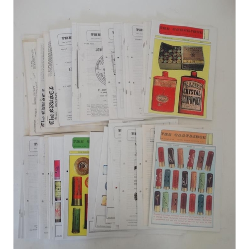 10 - Ephemera: A collection of approximately 63 copies of '' The Cartridge '' magazine the Journal of the... 