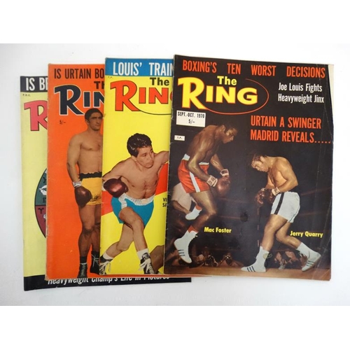 107 - Boxing: '' Boxing and Wrestling '' magazine volume 4, number 9 , July 1956, published by Weider Publ... 