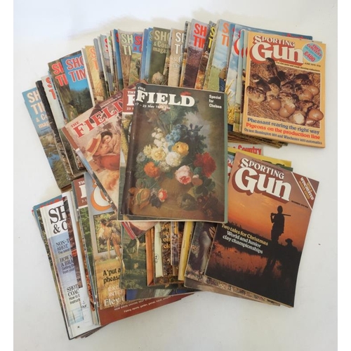 13 - A large collection of Shooting Magazines to include '' Shooting Times '' ,  '' The Field '' , and ''... 