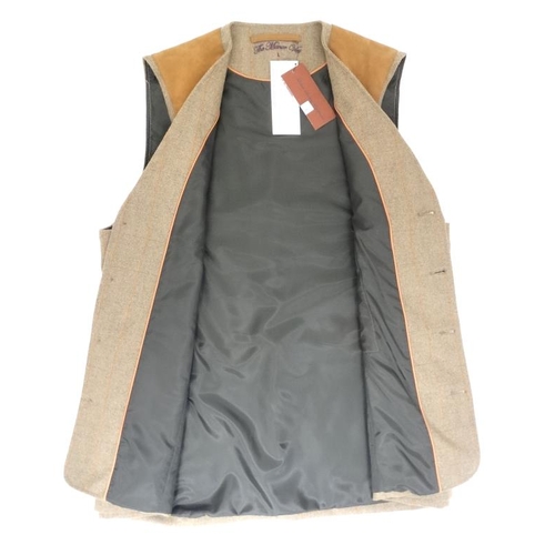 138 - Laksen Manor Tweed shooting waistcoat, size L