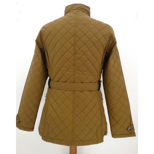 140 - Musto Cotswold caramel ladies quilted jacket, size 12