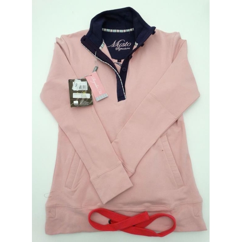 141 - Musto Fielding pink sweater (colour Bubblegum) size 8