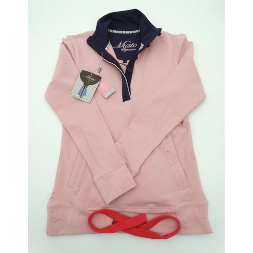 141 - Musto Fielding pink sweater (colour Bubblegum) size 8