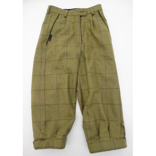 145 - Laksen Glennan tweed wool breeks, size 34,