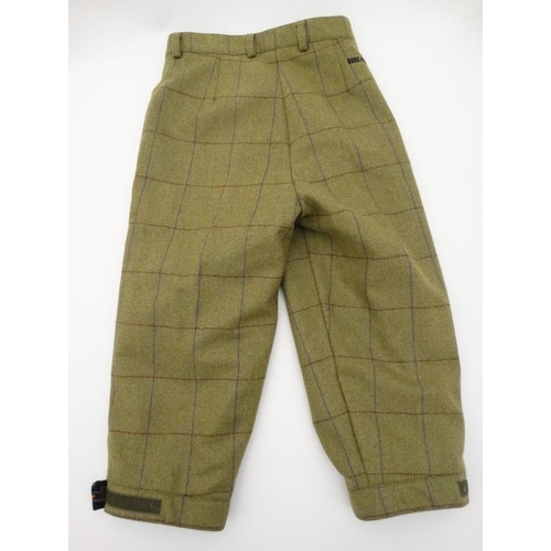 145 - Laksen Glennan tweed wool breeks, size 34,