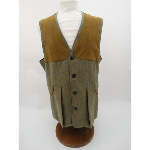 146 - Laksen Manor tweed waistcoat, size L