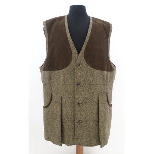 149 - Laksen Dorset Tweed waistcoat, size XL