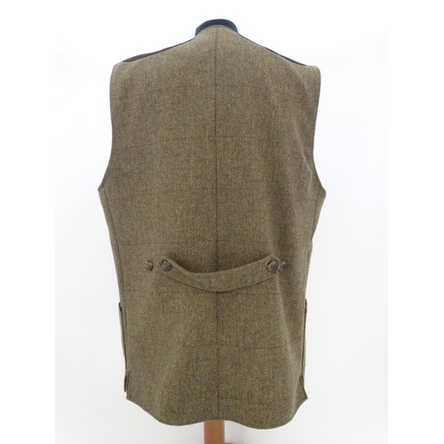 149 - Laksen Dorset Tweed waistcoat, size XL