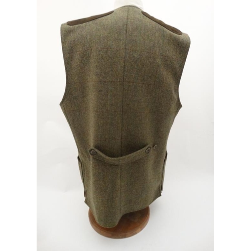 149 - Laksen Dorset Tweed waistcoat, size XL