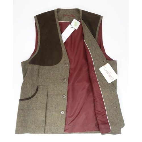 149 - Laksen Dorset Tweed waistcoat, size XL