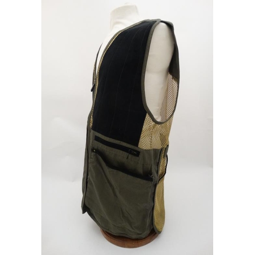 151 - A Laksen ' Munk' Shooting Vest, in Olive, size 2XL (56).