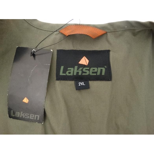 151 - A Laksen ' Munk' Shooting Vest, in Olive, size 2XL (56).