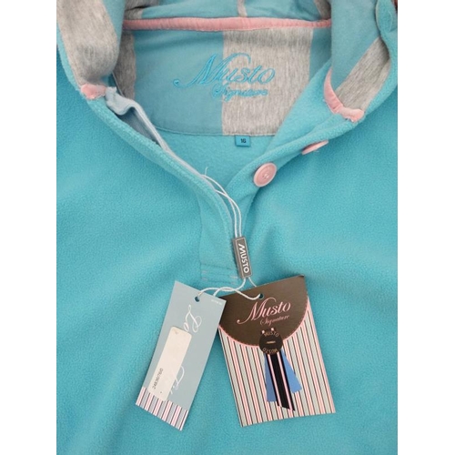 154 - Musto Ladies Norwood Hoody , in Dolphin, size UK 16