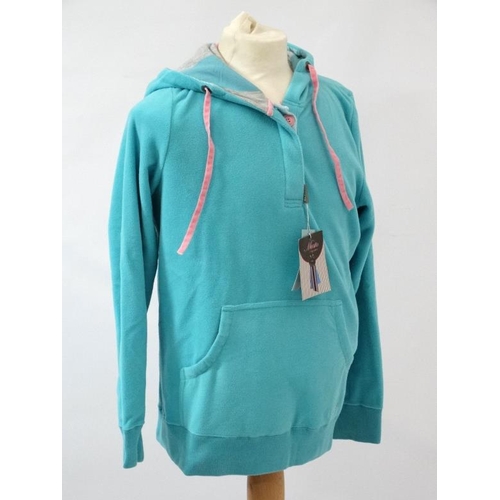 154 - Musto Ladies Norwood Hoody , in Dolphin, size UK 16