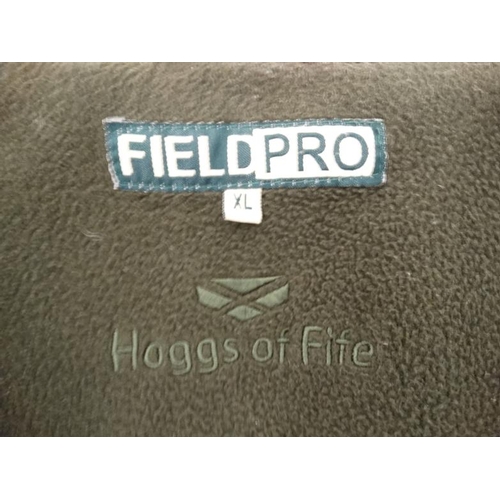 155 - A Hoggs of Fife 'Field Pro' Fleece Jacket, in Olive, size XL.