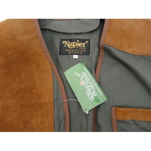 159 - A Napier of London Skeet Vest , size M.