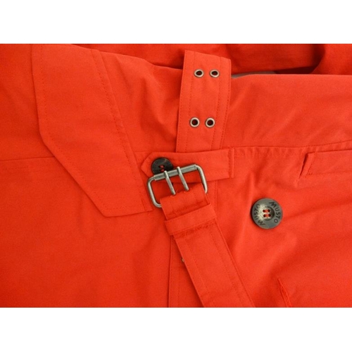 161 - Musto Waterproof Mac , in Summer Red, size 8.