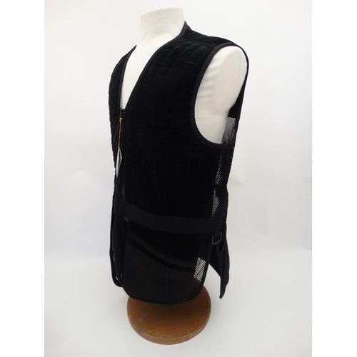 162 - Bonart 'Walton' Shooting Vest, in Black, XL.