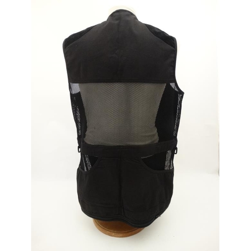 162 - Bonart 'Walton' Shooting Vest, in Black, XL.