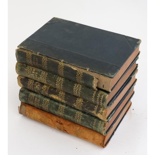 17 - Books: 5 volumes of '' The Sporting Mirror ''1882-1885, to include volumes 3, 4, 5, 6 and 8, edited ... 