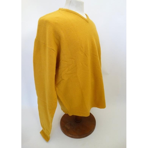 173 - Laksen 'Astor Knit' Jumper in yellow, size 2XL.