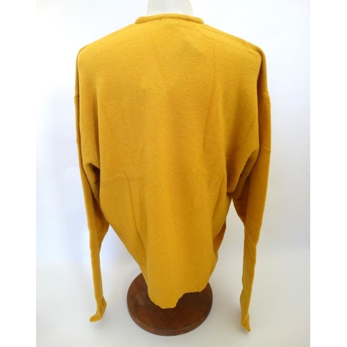 173 - Laksen 'Astor Knit' Jumper in yellow, size 2XL.