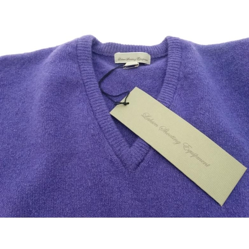 176 - Laksen 'Astor Knit' Jumper in Purple, size M.