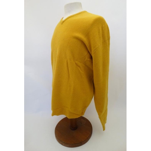 180 - Laksen 'Astor Knit' Jumper in Yellow, size L.