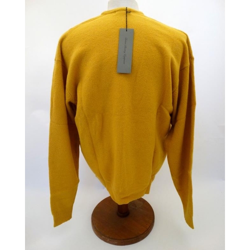 180 - Laksen 'Astor Knit' Jumper in Yellow, size L.