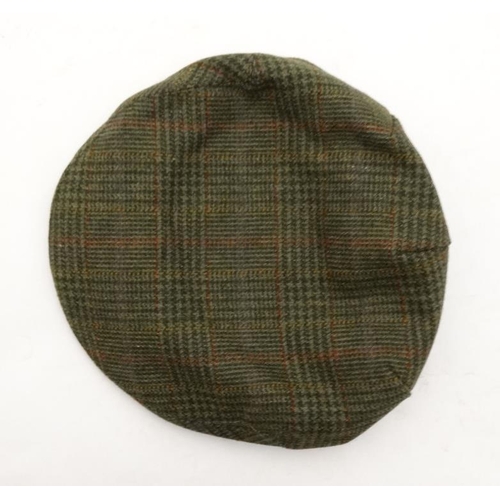 181B - A Laksen ' Bruar ' Tweed Sixpence Flat Cap, Size 56''.