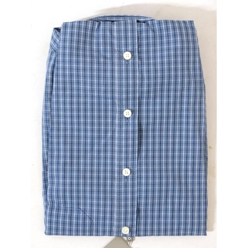 186 - Musto Regular Casual Shirt in blue with navy and white check , size S.