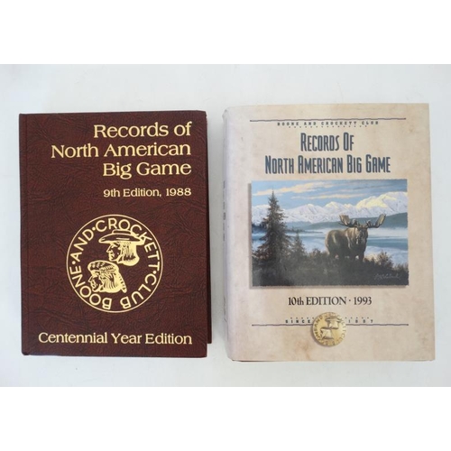 2 - Books: Two editions of '' Records of North American Big Game '' to include the 1988 Centennial Year ... 