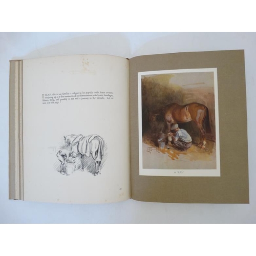 20 - Book: '' Sketches in Stable and Kennel '' written and illustrated by Lionel Edwards, published by G.... 