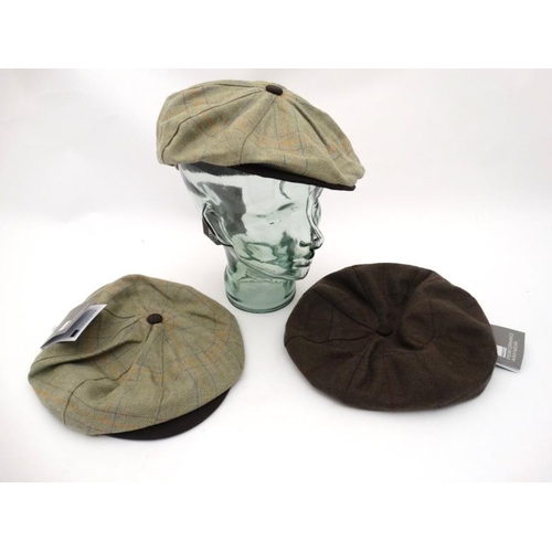 201 - A Musto 'York' hat , in Panthea, size S, together with 2 Musto  'York' hat , in Lorne size S and M. ... 