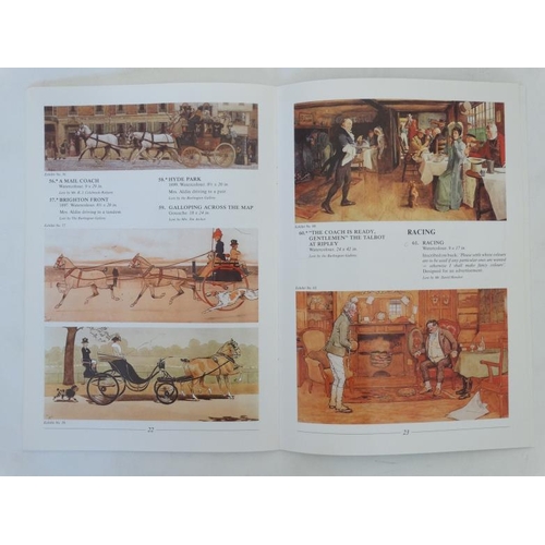 21 - Ephemera: '' Cecil Aldin's Art, Exhibition Catalogue 1990 ''published by The British Sporting Art Tr... 