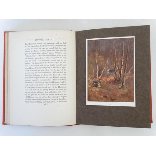 22 - Hunting Books: Two books illustrated by Lionel Edwards  '' Scattered Scarlet '' by Will h Ogilvie, p... 