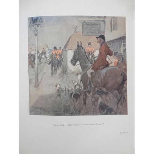 25 - Hunting Books: '' Hunts with Jorrocks from Robert Surtees' Handley Cross '' with illustrations by G.... 