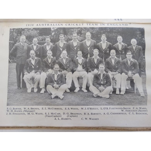 42 - Book: ''John Wisden's Cricketeers' Almanack 1939 '' 76th Edition , edited by Wilfrid H Brookes, with... 