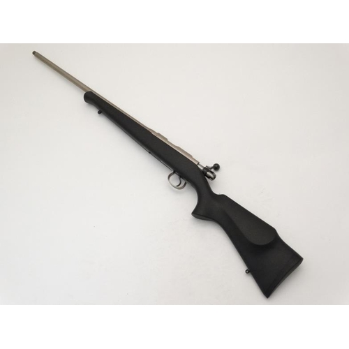 512 - Rimfire Rifle : A CZ ' 452-2E ZKM ' .22LR bolt action Rifle , stainless finish with composite stock ... 